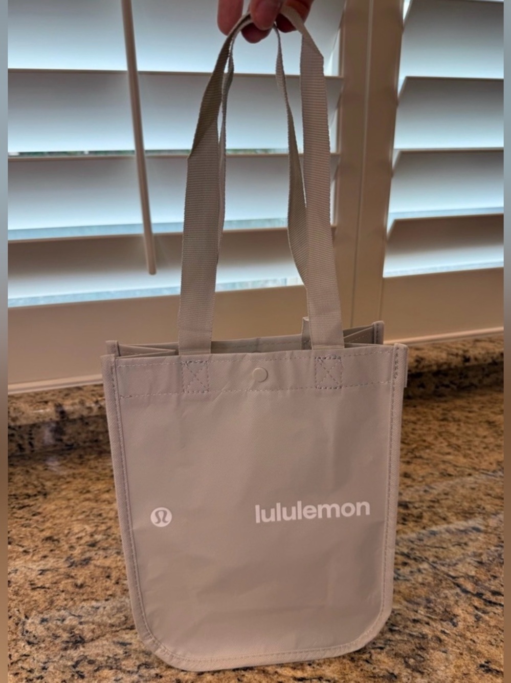 Lululemon Reusable Tote | Small | Light Grey